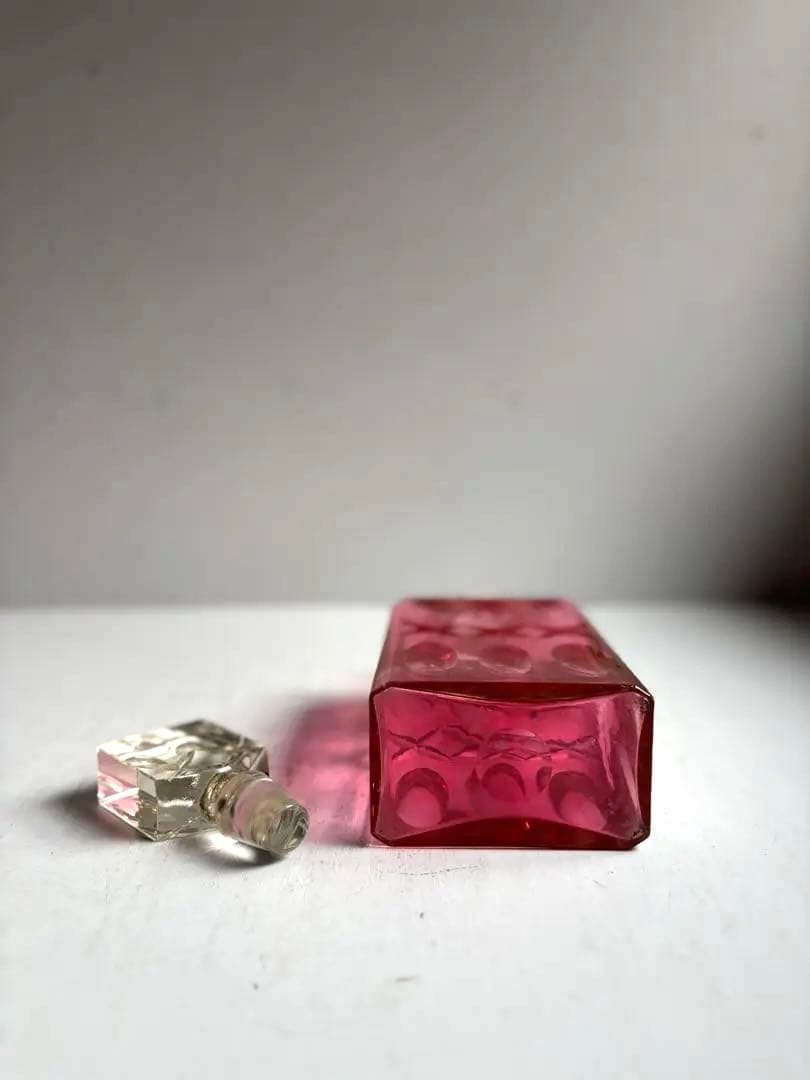 603 フランスアンティーク カットが美しいデキャンタ カラフ パリ 美品