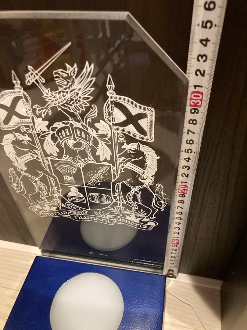 非売品 バランタイン アクリル製 LEDライト ボトルディスプレイ