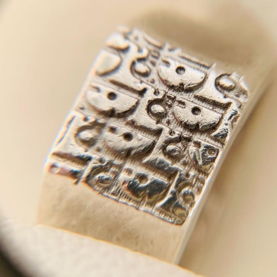 クリスチャンディオール オブリーク シグネット リング 指輪 925 19号