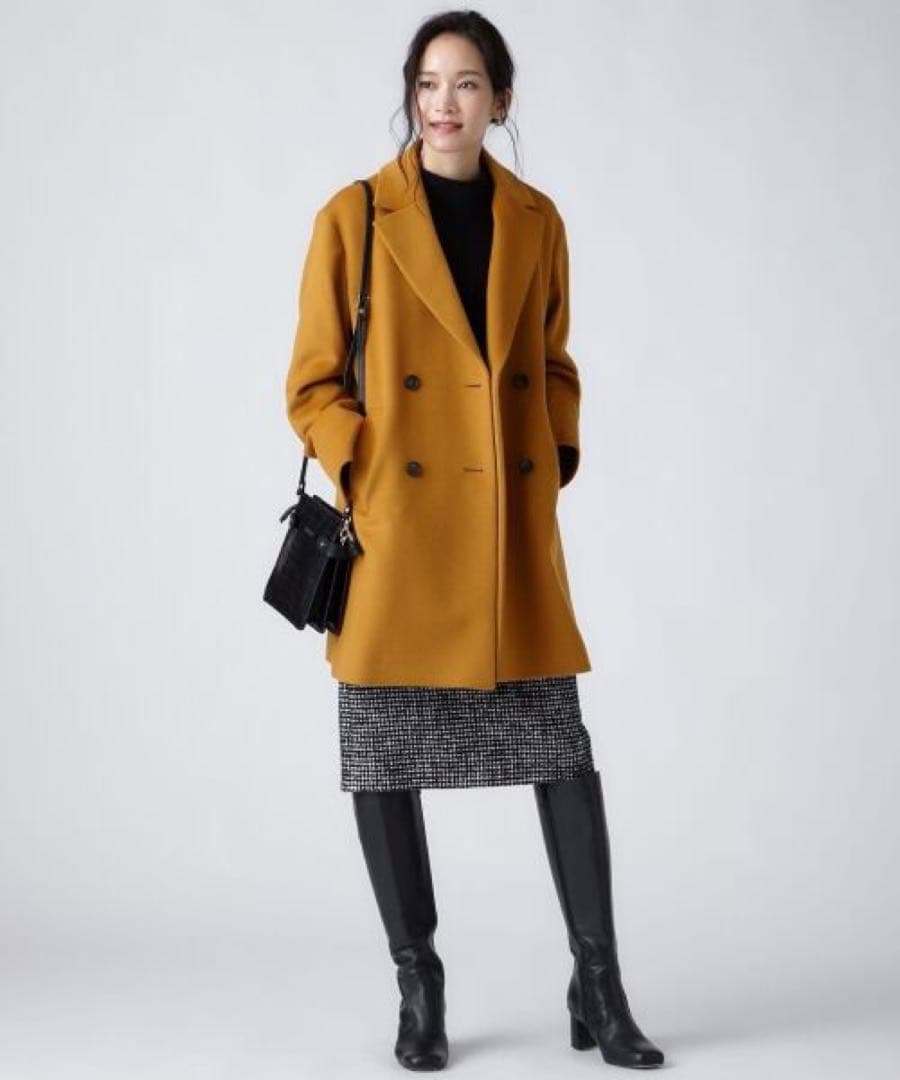 23区 ニジュウサンク ウールアンゴラビーバーチェスターコート