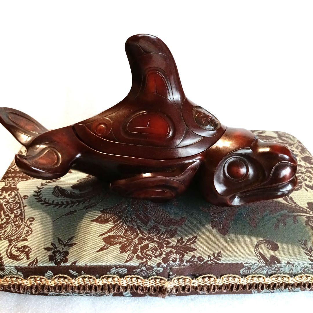 【希少】先住民族のシャチのスピリットボックス