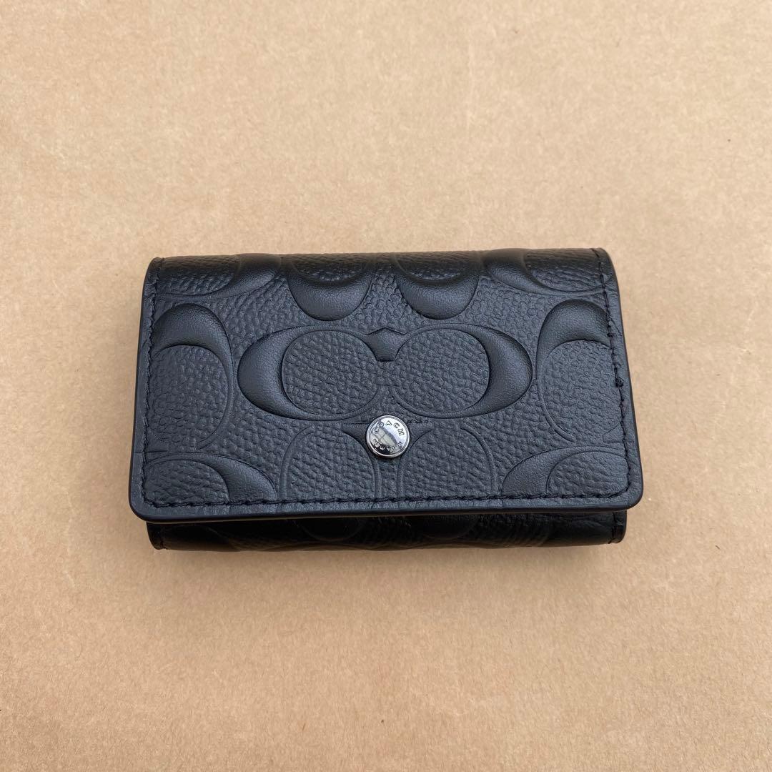 キーホルダー　キーケース　キーリング　ブラック