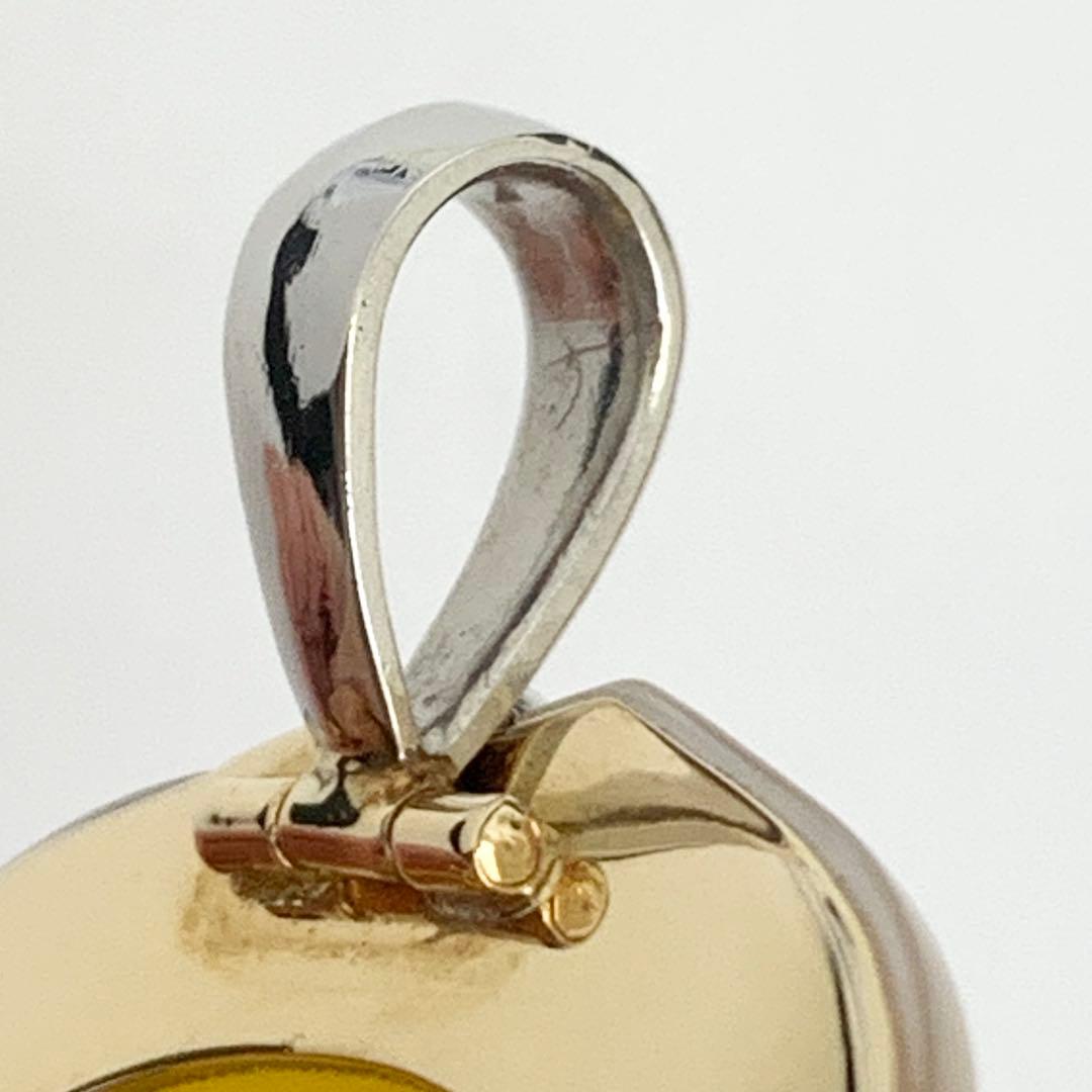 エルヴィンポーリー K18 Pt900 カメオ ブローチ ダイヤ シェル メノウ