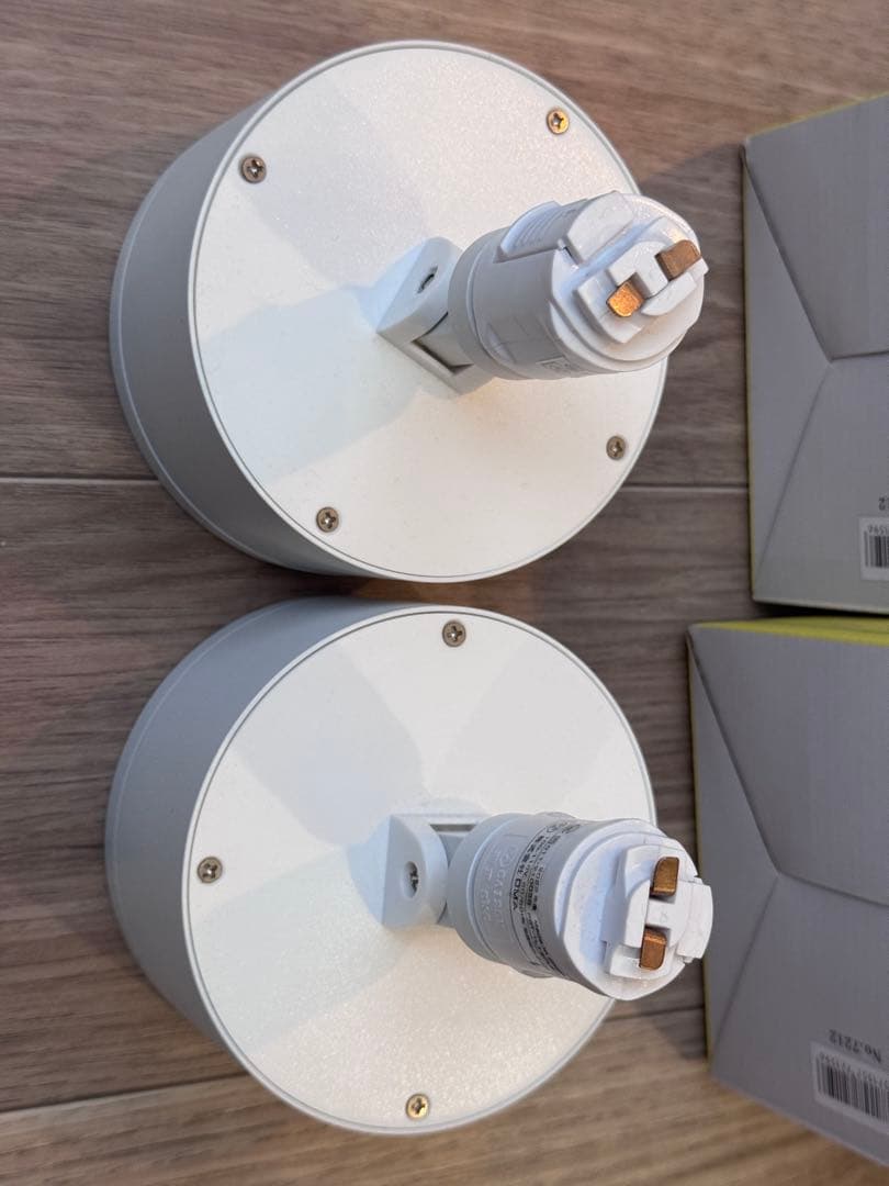 エジソンスマート ミニシーリングライト アーム付き(ダクトレール用　2個　美品