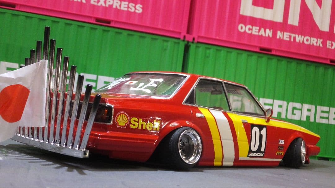 1/20 GX61　マークII ツインカム24 福岡仕様　道東仕様　ノンスリ