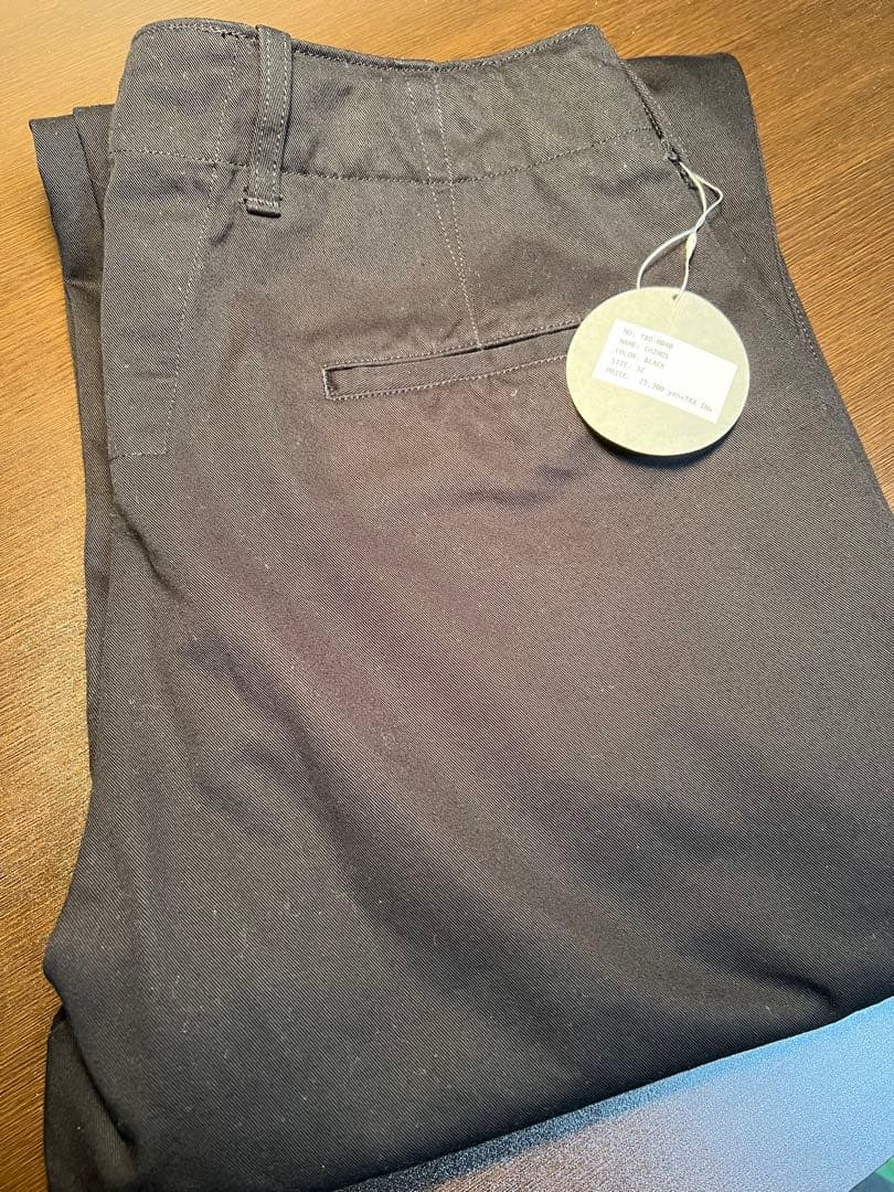 THE BLUEST OVERALLS CHINOS ブラック　32