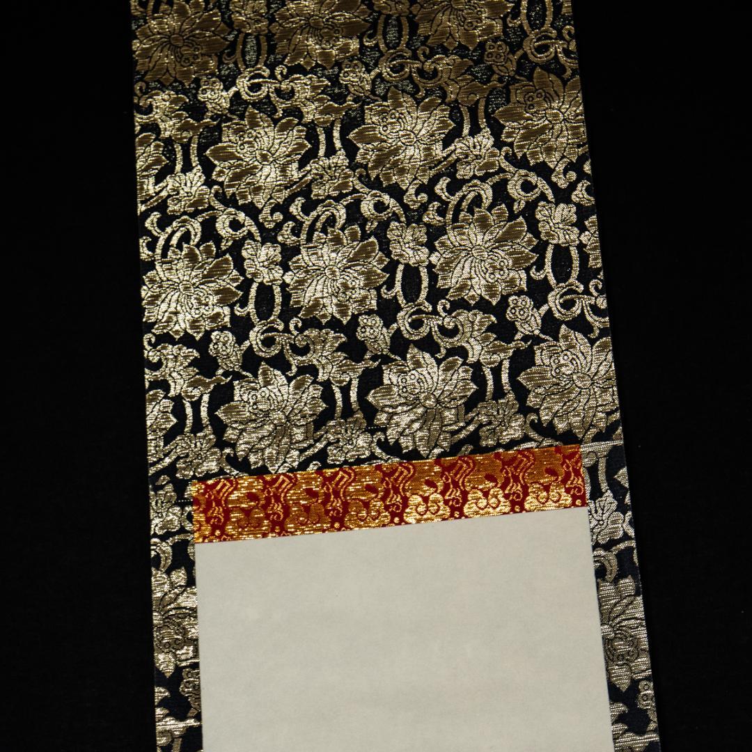 掛軸-1440　悠堂　蓮花二幅対　共箱