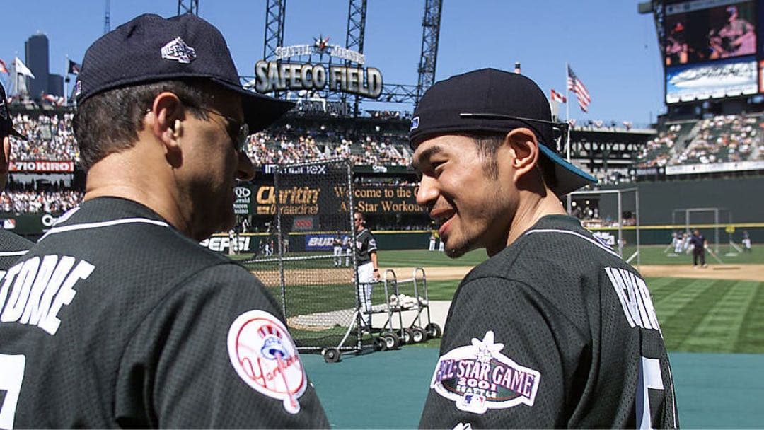 激レア イチロー 2001 実使用ルーキーイヤーオールスターロゴパッチカード