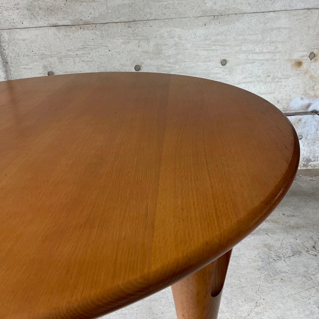 飛騨産業 キツツキ 侭 オーク材 北欧スタイル　ナチュラル円形ダイニングテーブル