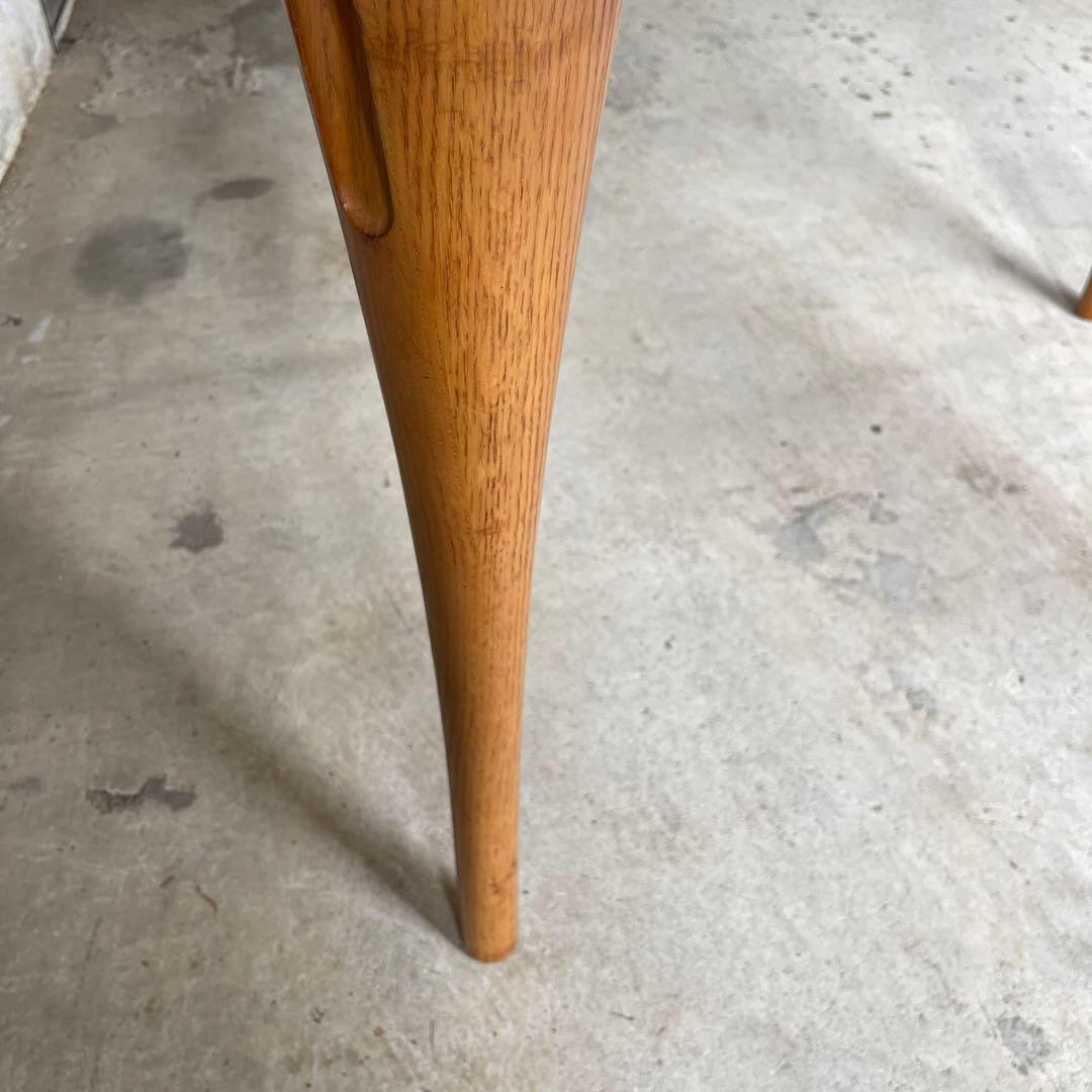 飛騨産業 キツツキ 侭 オーク材 北欧スタイル　ナチュラル円形ダイニングテーブル