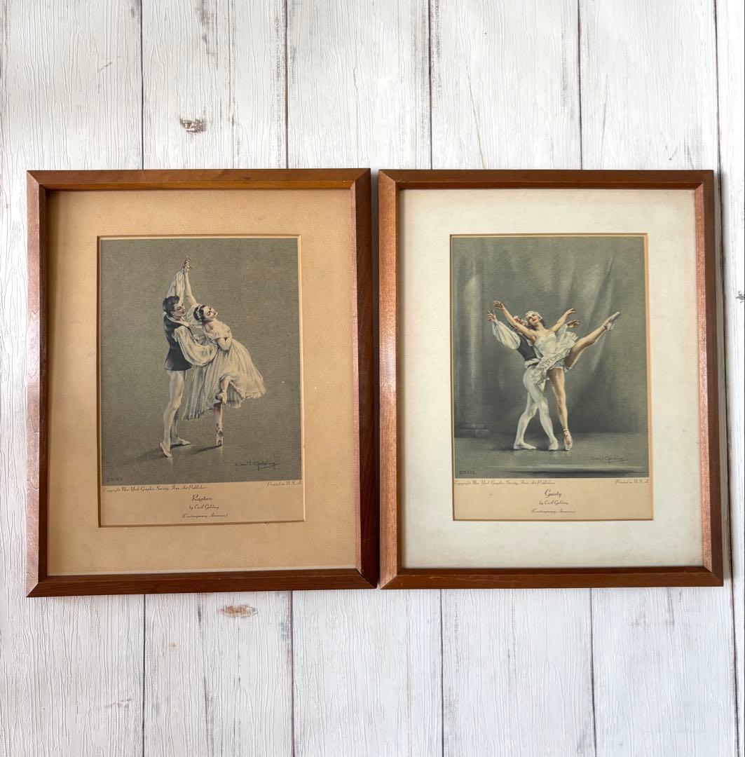 セシルゴールディング（Cecil Golding）プリントアート 2点セット