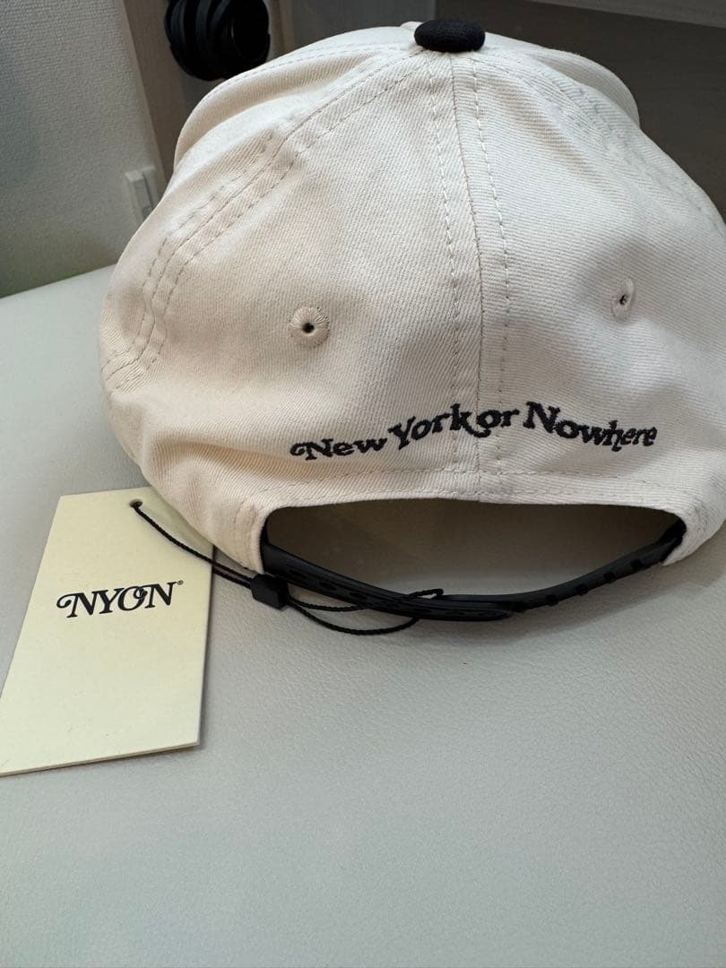 New York or Nowhere キャップ ホワイト/ブラック