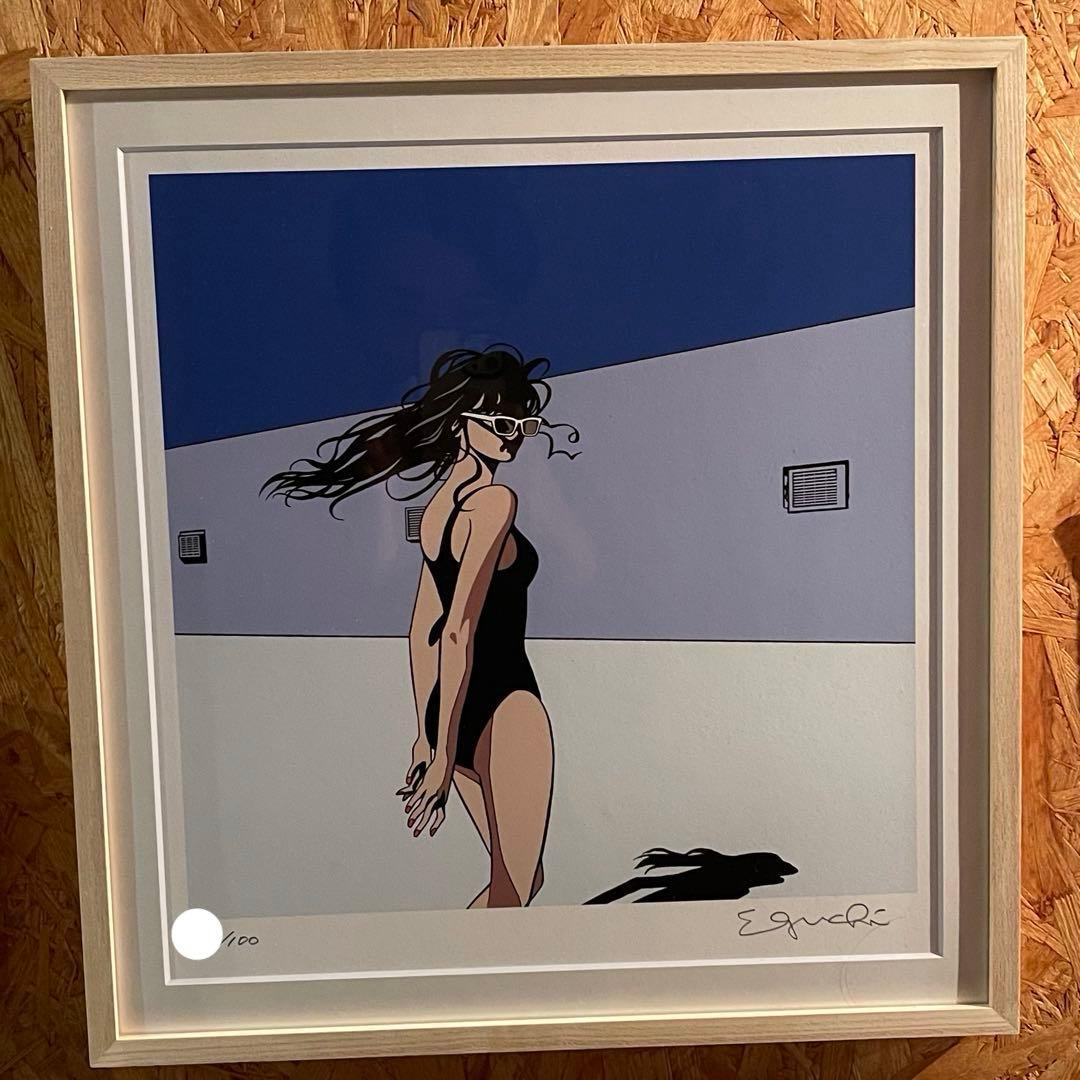 【超希少】江口寿史『DYE IT BLUE』 版画