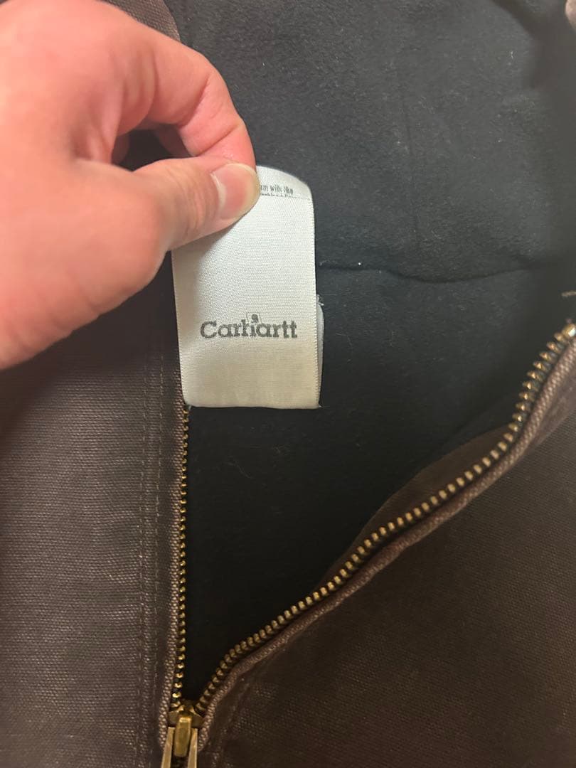 Carhartt アクティブジャケット ダークブラウン レアカラー