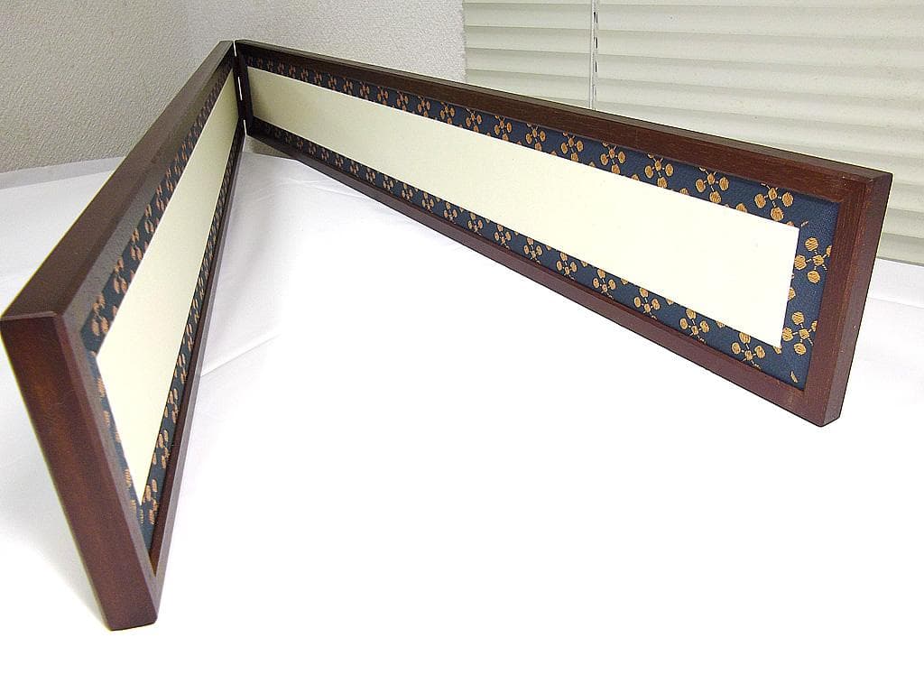 風炉先屏風 4寸 裏白 江戸間用 利休梅　茶道具