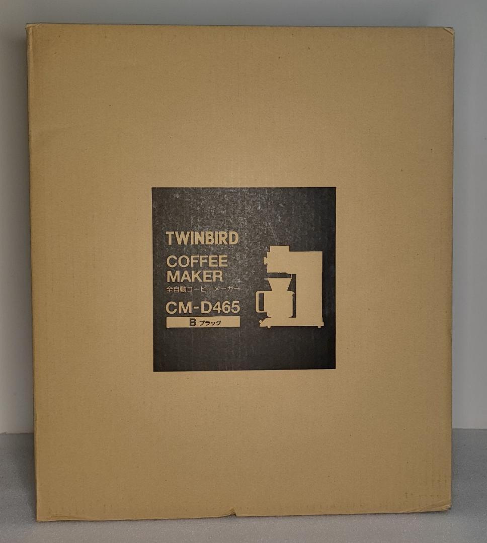 【決算セール】ツインバード コーヒーメーカー 全自動 ミル付き CM-D465B