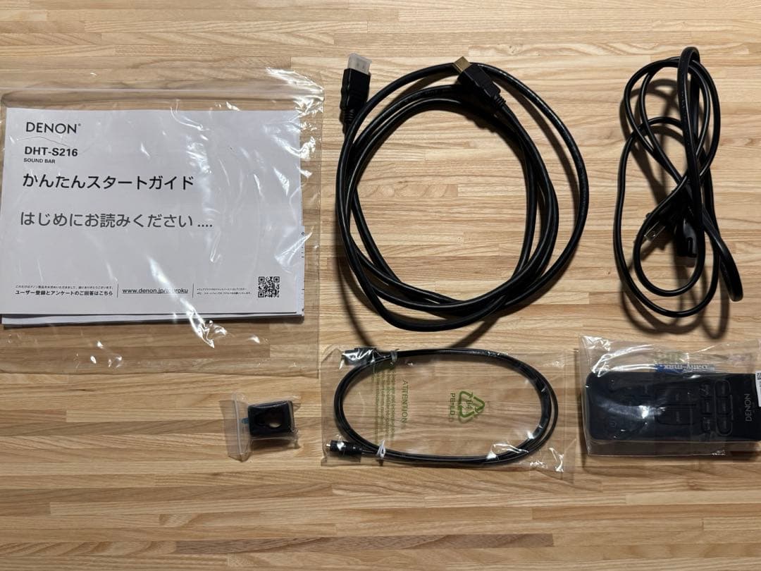 DHT-S216K 2022年製　DENON サウンドバー