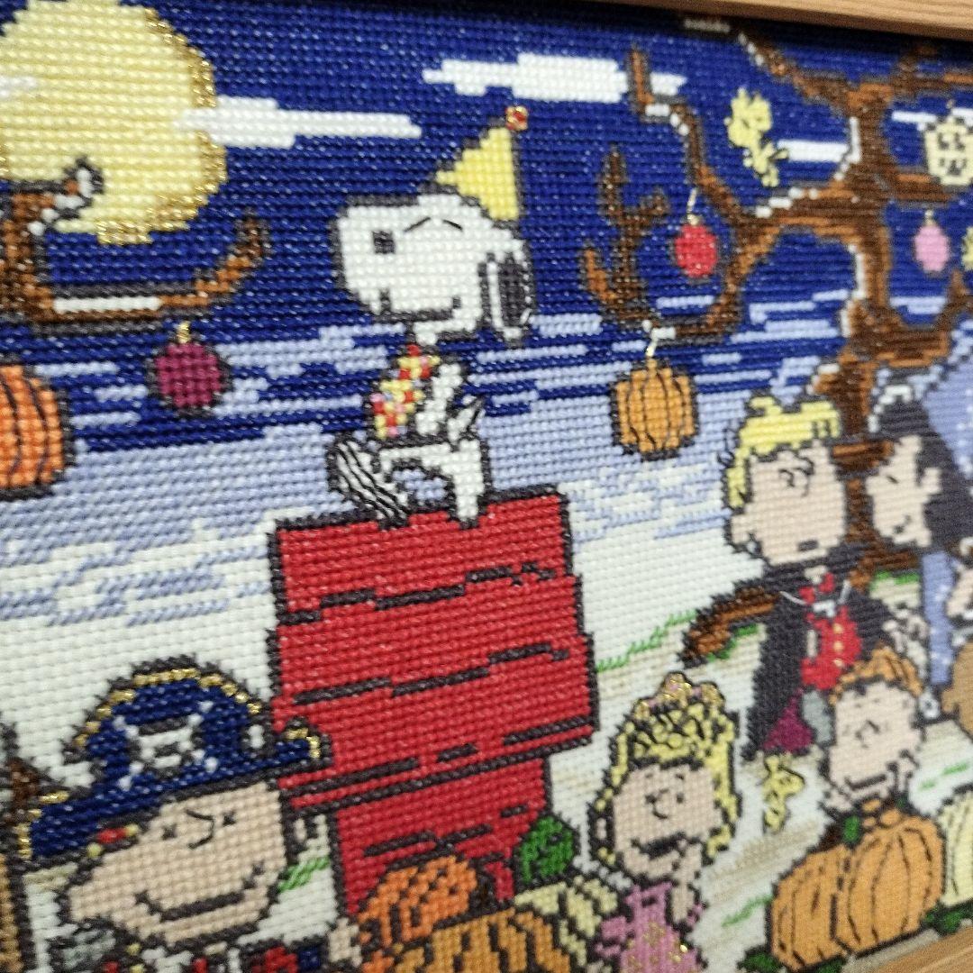 t様 フレーム付き価格 ホビーラホビーレ完成品 スヌーピーのハロウィンパーティ