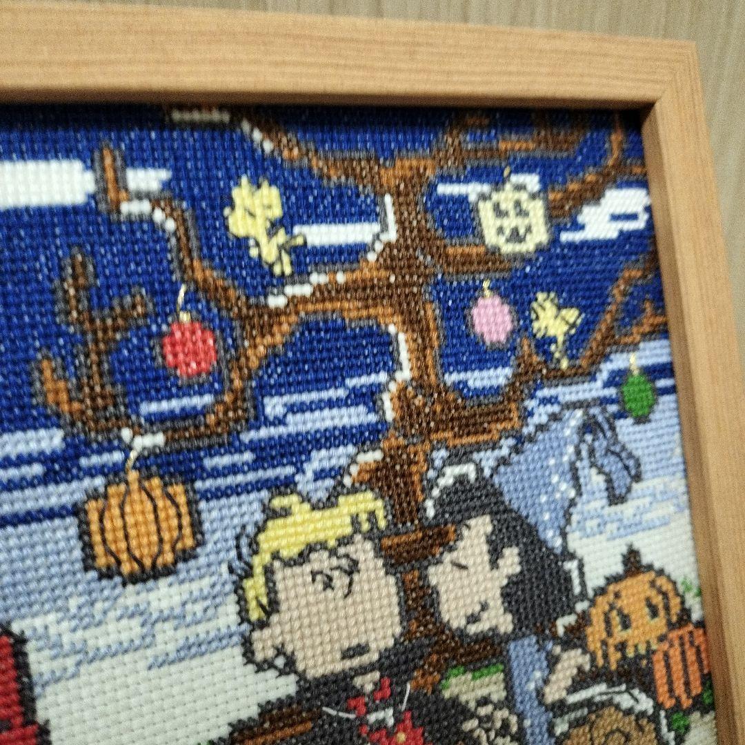 t様 フレーム付き価格 ホビーラホビーレ完成品 スヌーピーのハロウィンパーティ