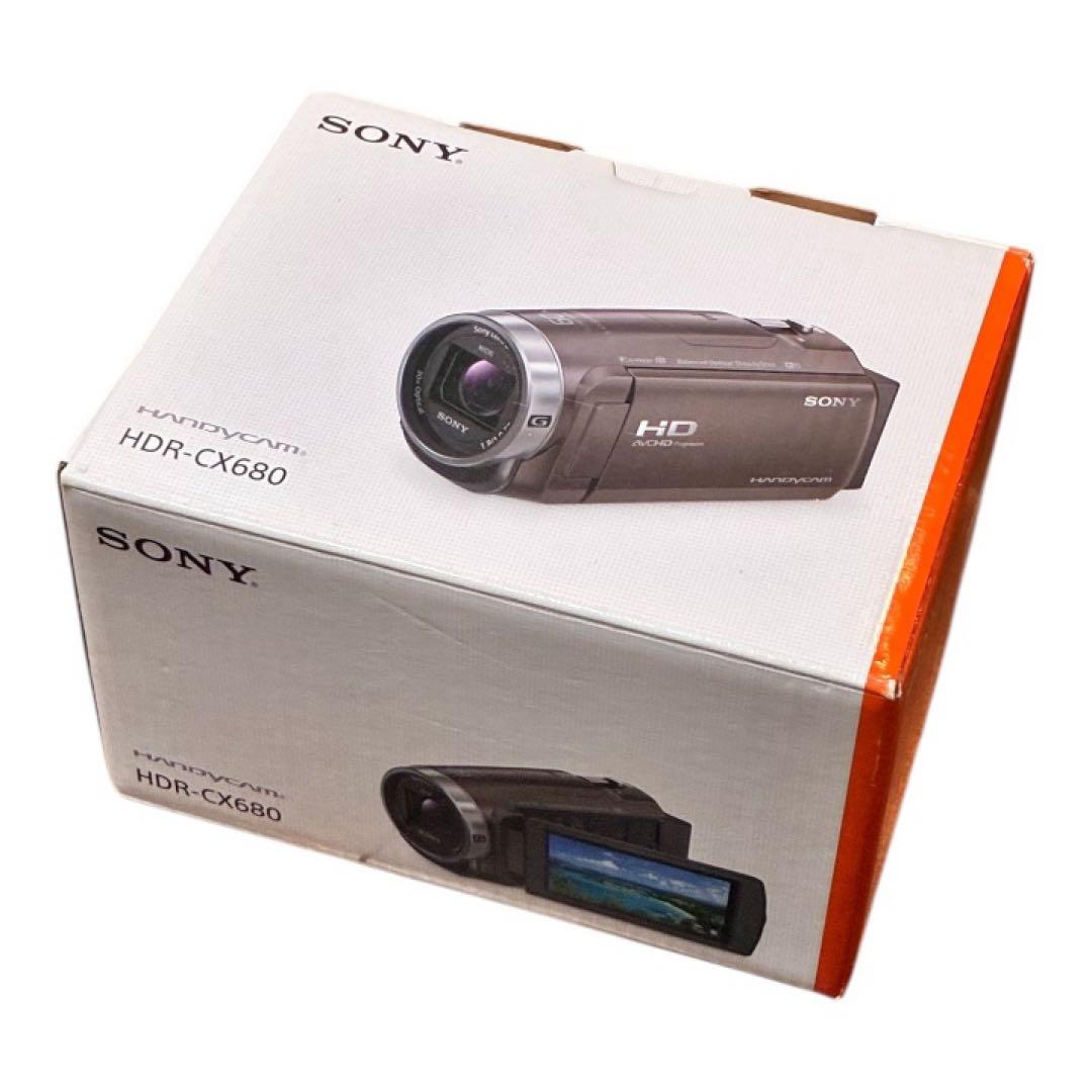 【動作品】SONY HDR-CX680 デジタルHDビデオカメラ 本体 箱付き