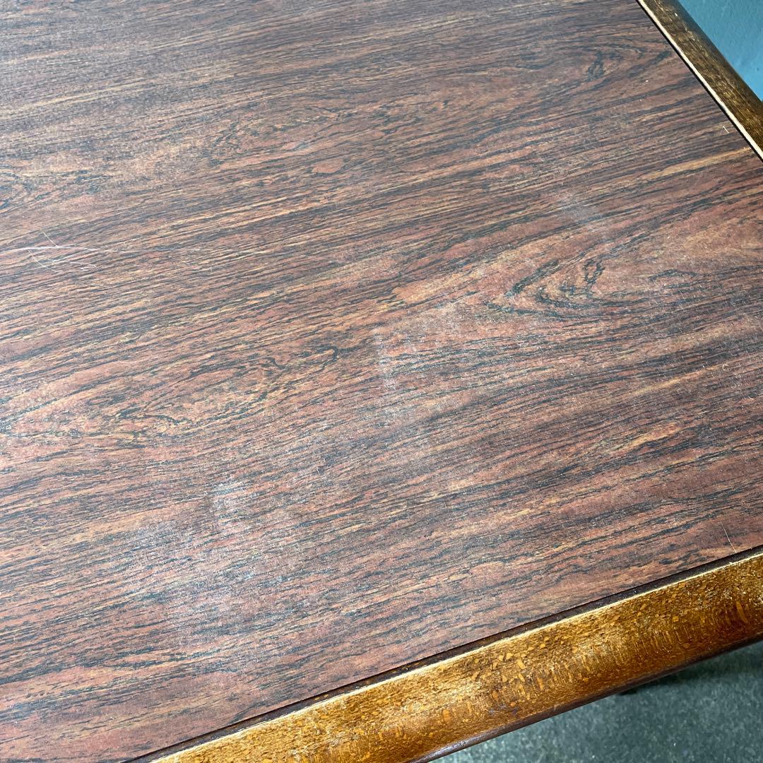 飛騨産業　キツツキ　赤ロゴ　ダイニングテーブル　昭和レトロ