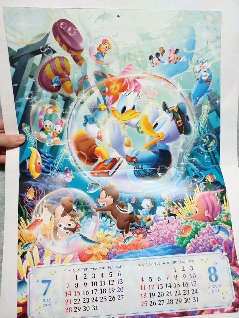 Disney 2020〜2025年 カレンダー 第一生命 一枚物/ディズニー