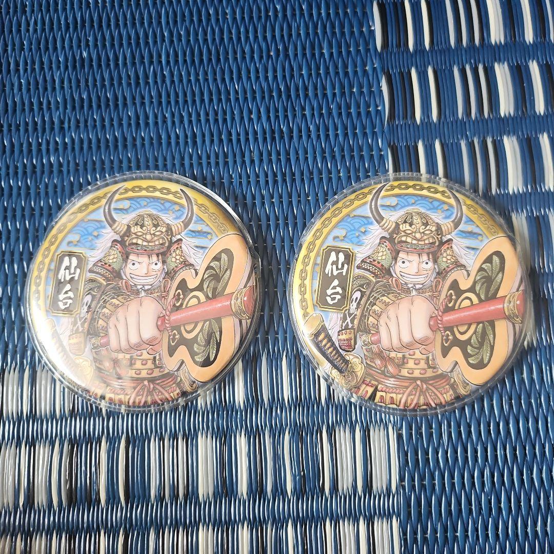 ワンピース　ルフィ　仙台限定　缶バッチ　企画展　Hello