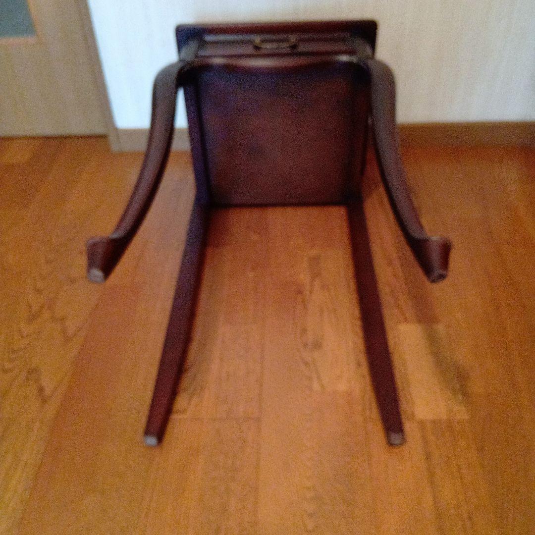 ダークブラウン サイドテーブル 引き出し付き 東海家具　展示品