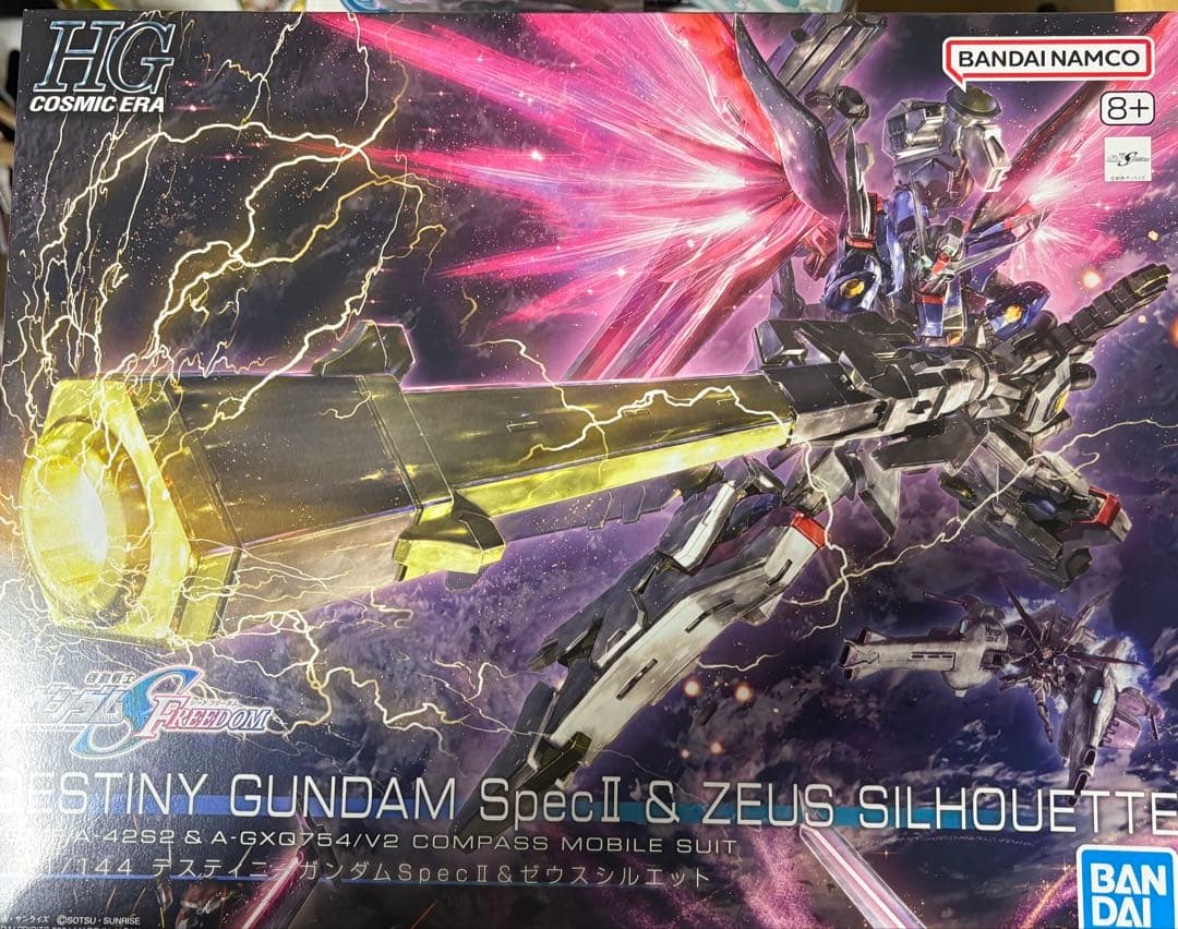 HG 1/144 デスティニーガンダムSpecll&ゼウスシルエット