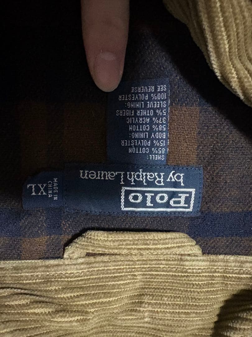 Polo Ralph Lauren コーデュロイジャケット XL
