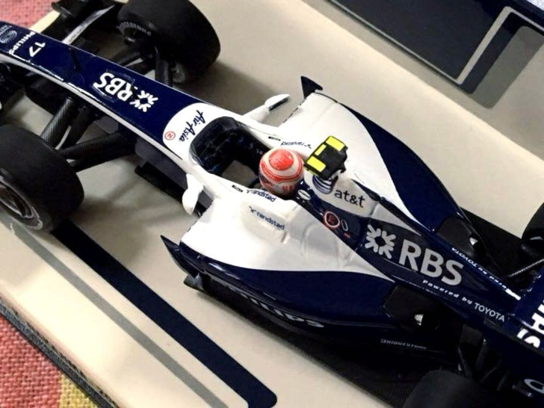 ミニチャンプス 1/43 ウィリアムズ・トヨタ FW31 中嶋一貴