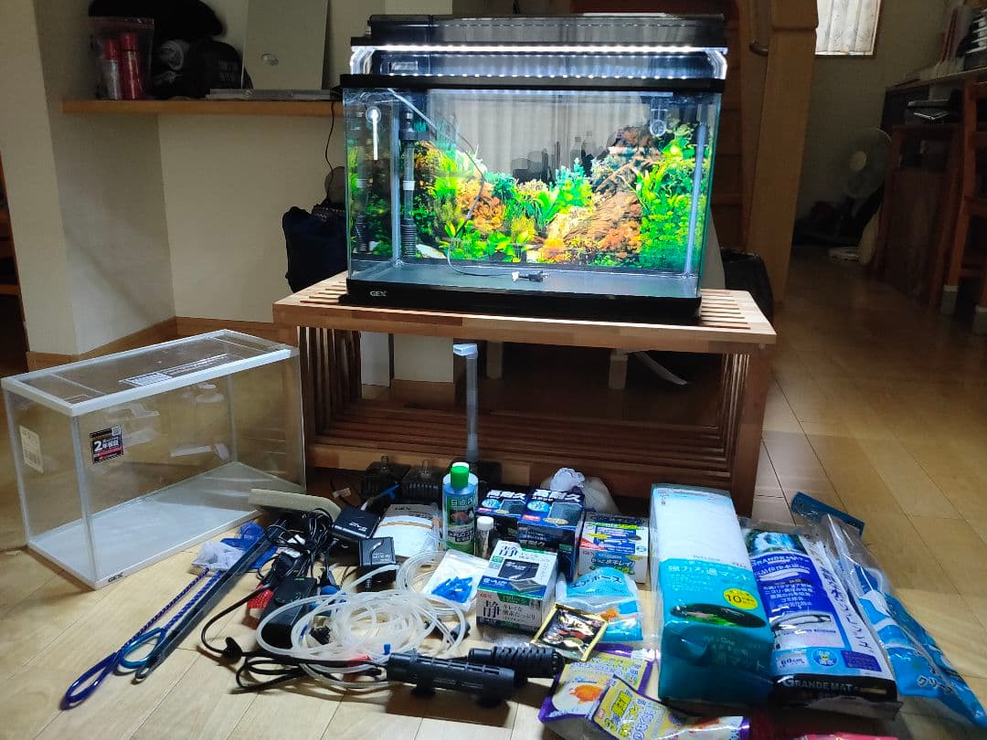 GEX 60cm ガラス水槽 豪華フルセット グランテ 600
