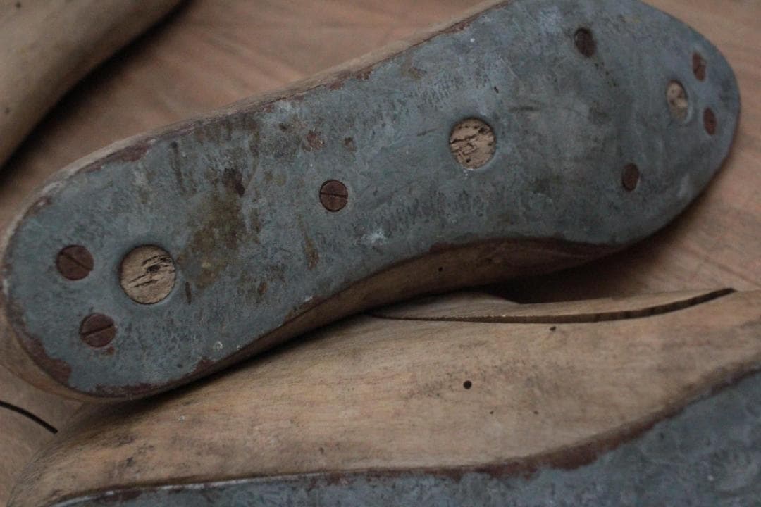 【A】フランスアンティーク木製シューモールド