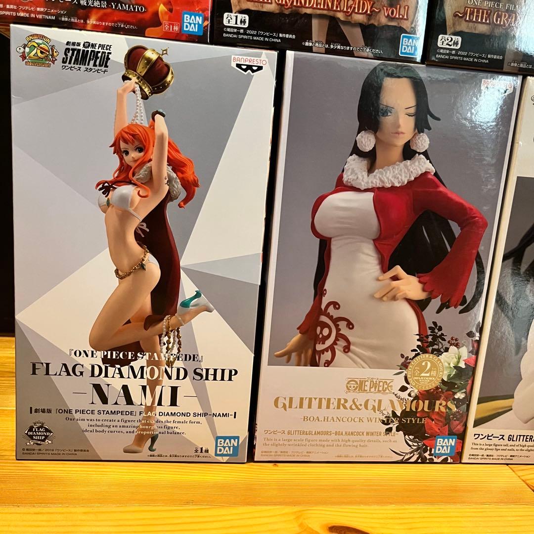 ワンピース　フィギュア　まとめ売り ルフィ ハンコック ウタ シャンクス　ナミ