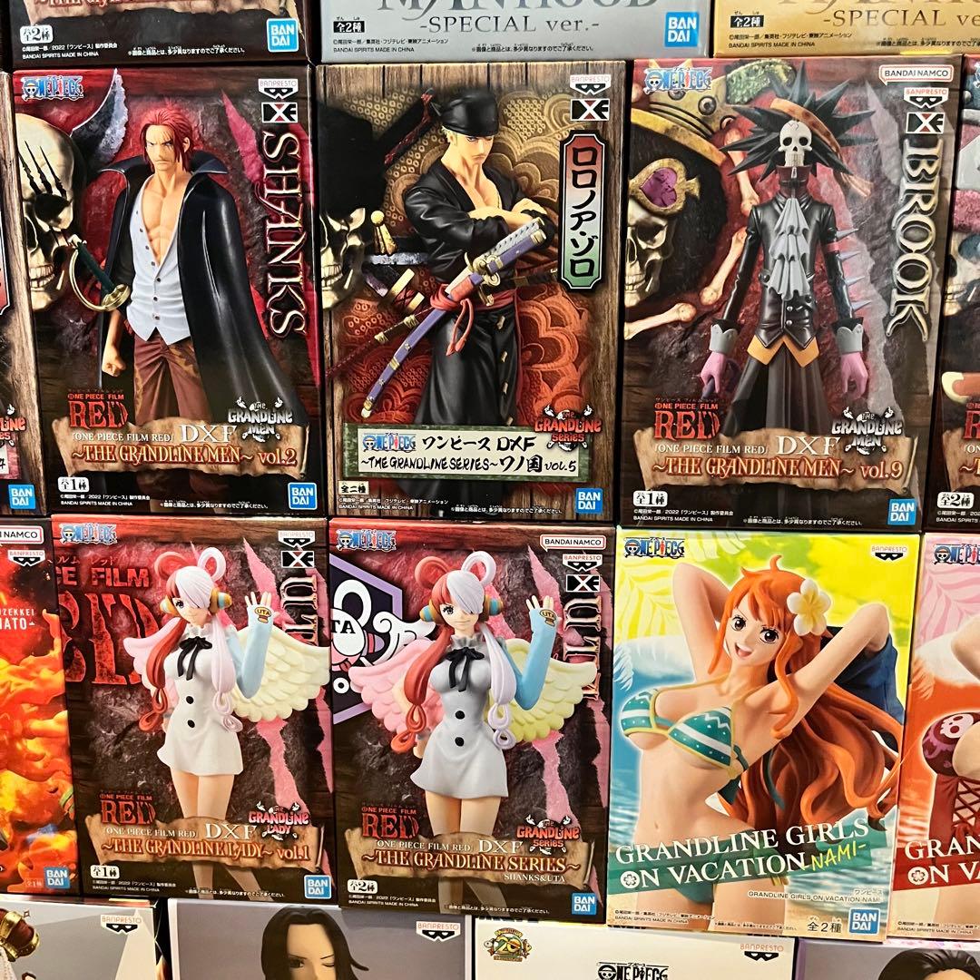 ワンピース　フィギュア　まとめ売り ルフィ ハンコック ウタ シャンクス　ナミ
