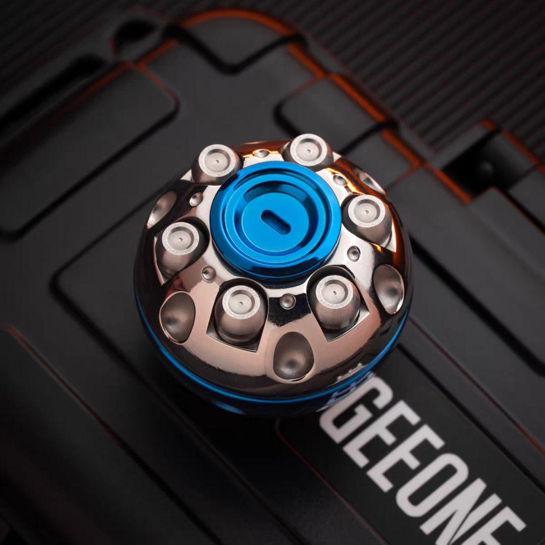 【とろろ】42.COSMO Death Star　チタン製　フィジェット