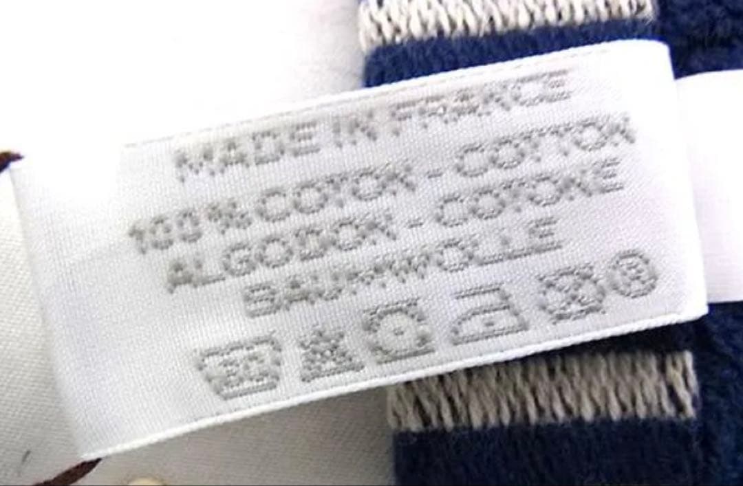 HERMES ネイビー タオルハンカチ