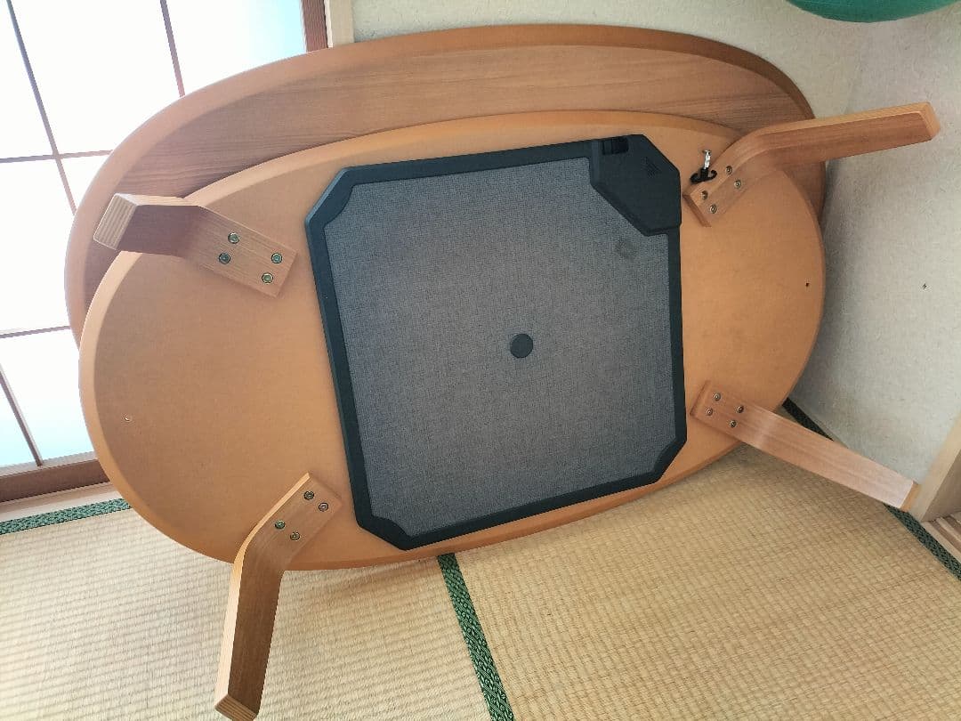 無印良品　楕円こたつ　大　訳あり　廃盤品　直接引き取り希望