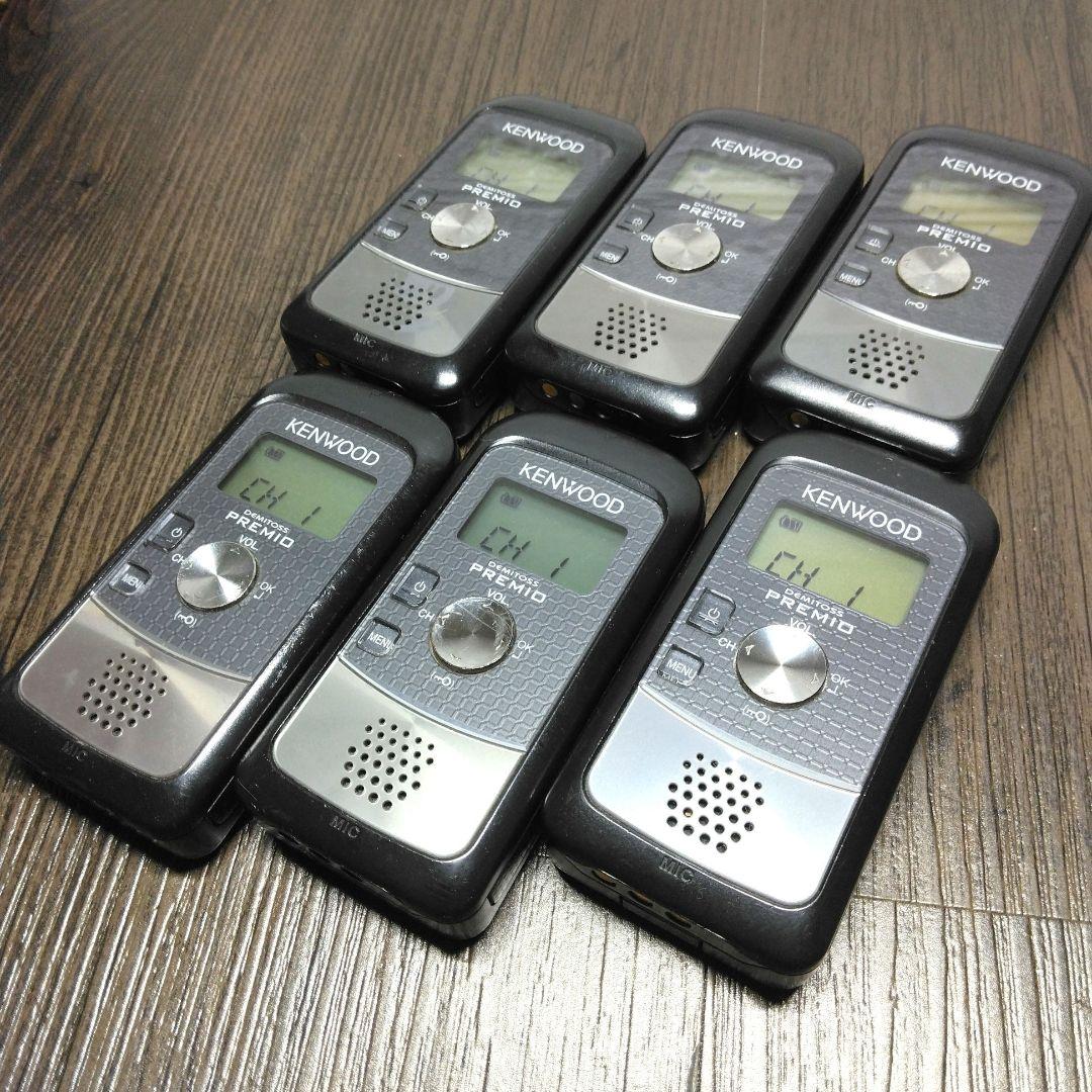 程度良好6台セット★KENWOOD UBZ-S20 特定小電力トランシーバー