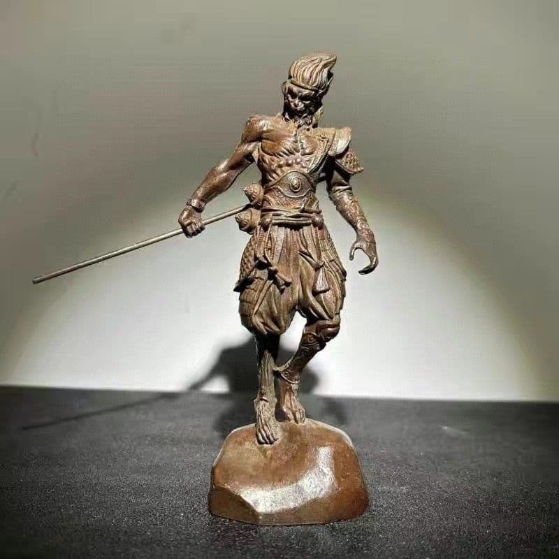 銅像 銅仏 闘勝仏斉天大聖孫悟空仏像 装飾品 工芸品 美術品 置物
