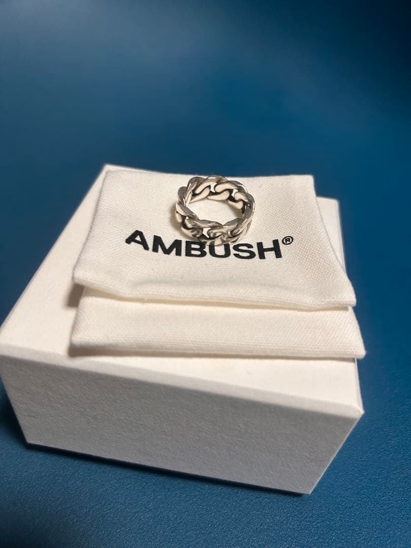 AMBUSH シルバー チェーンリング