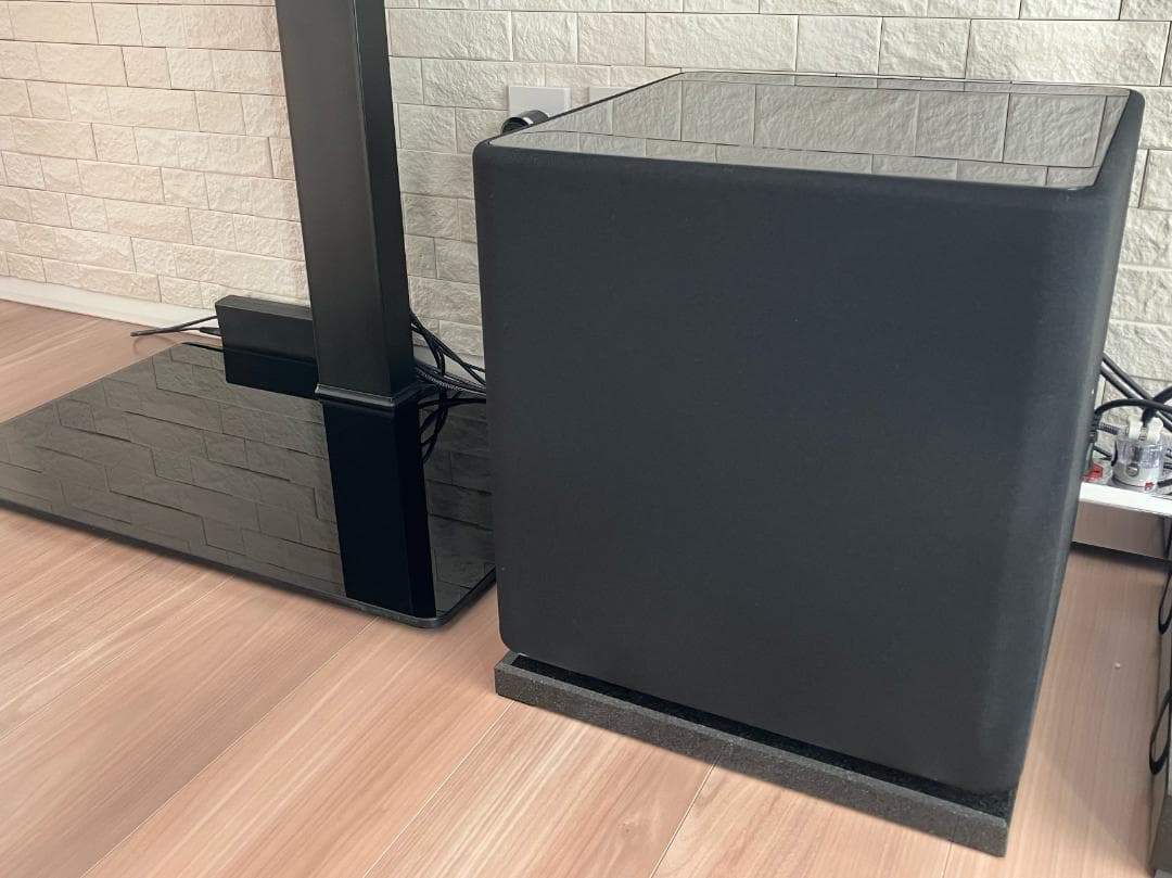 高級天然黒御影石 山西黒 オーディオボード●400×400×20●5面磨き