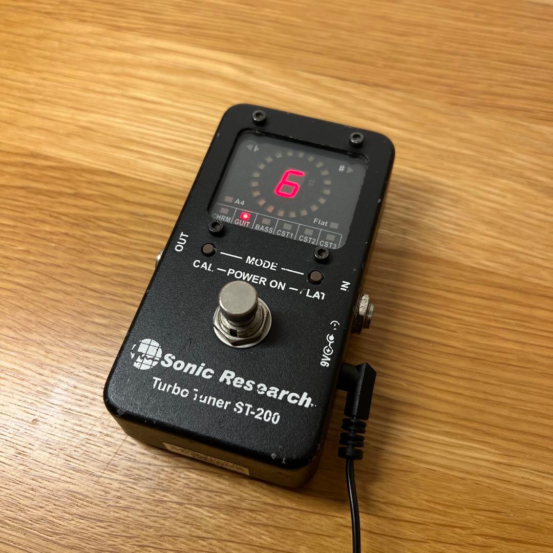 ギター Sonic Research Turbo Tuner ST-200
