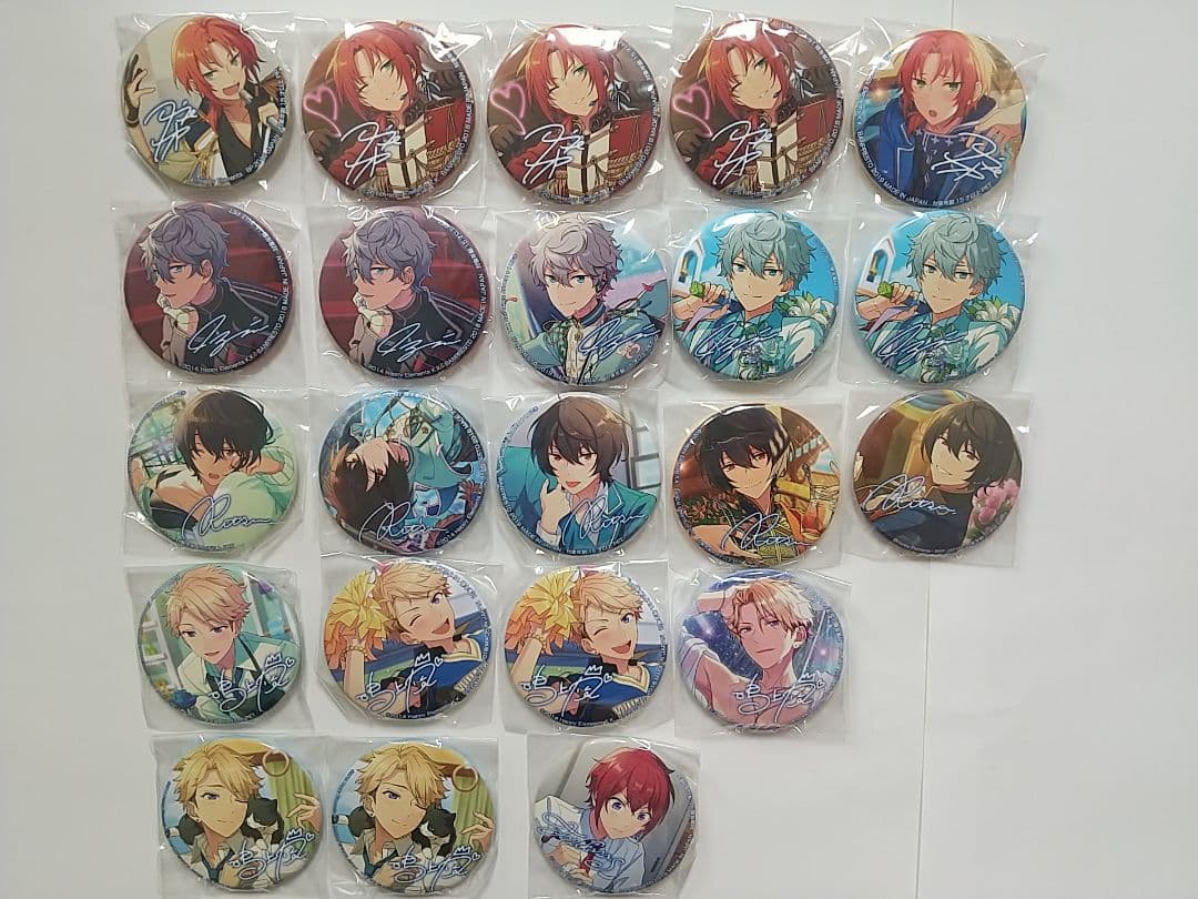 あんスタ バラエティ缶バッジ バラ缶 Knights レオ 泉 凛月 嵐 司