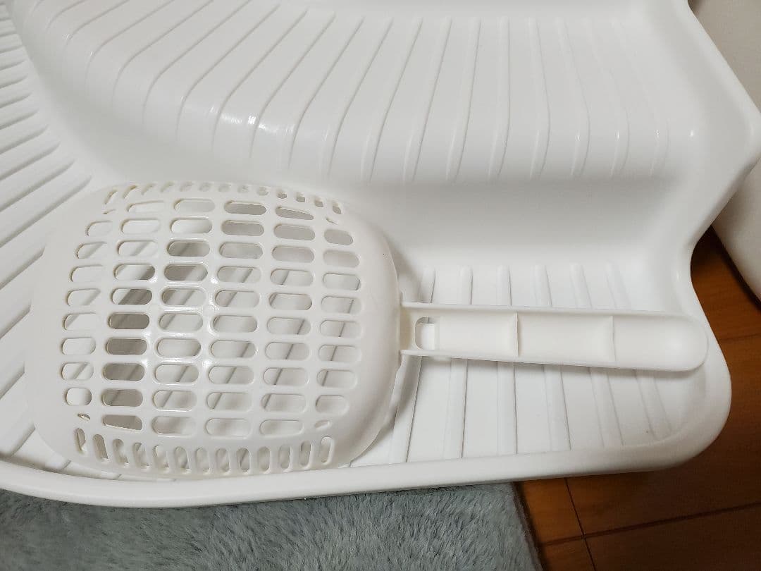 Ｃａｔｓ Ｔｏｙ 猫用トイレセット ホワイト 2個セット