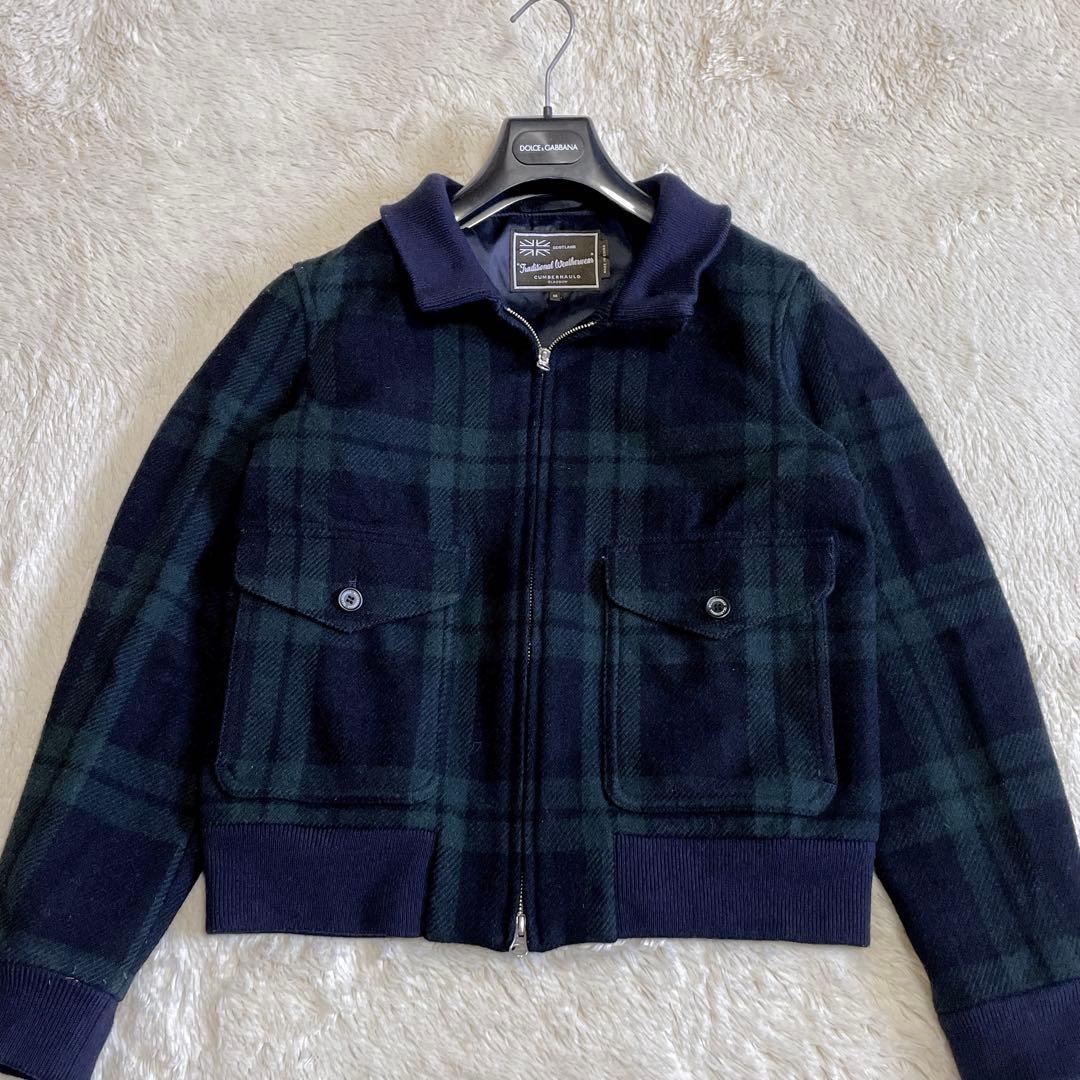 美品 トラディッショナル ウェザーウェア ブラックウォッチ スイングトップ