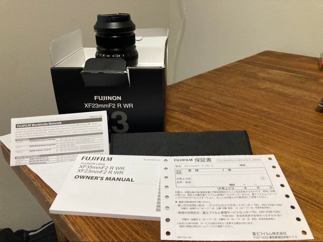 aikxaik 様　FUJINON XF23mmF2 R WR レンズ