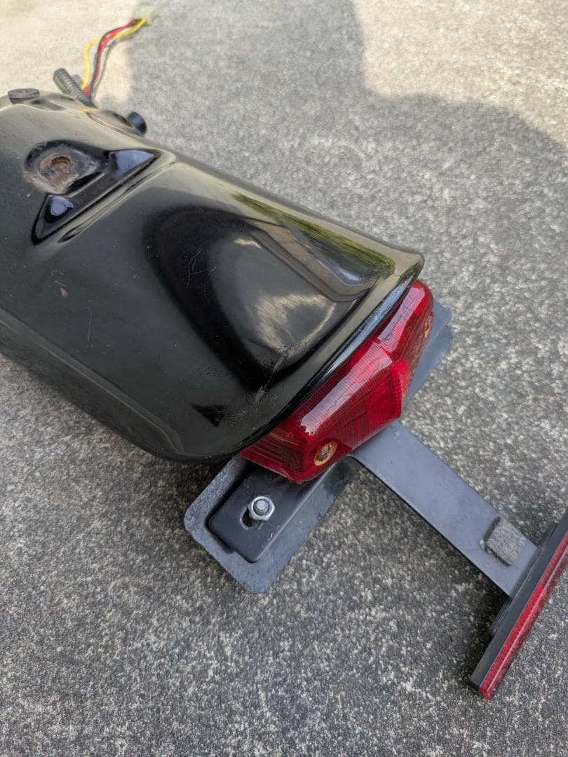 グラストラッカーFI 純正 テールカウル 社外フェンダーレスキット付