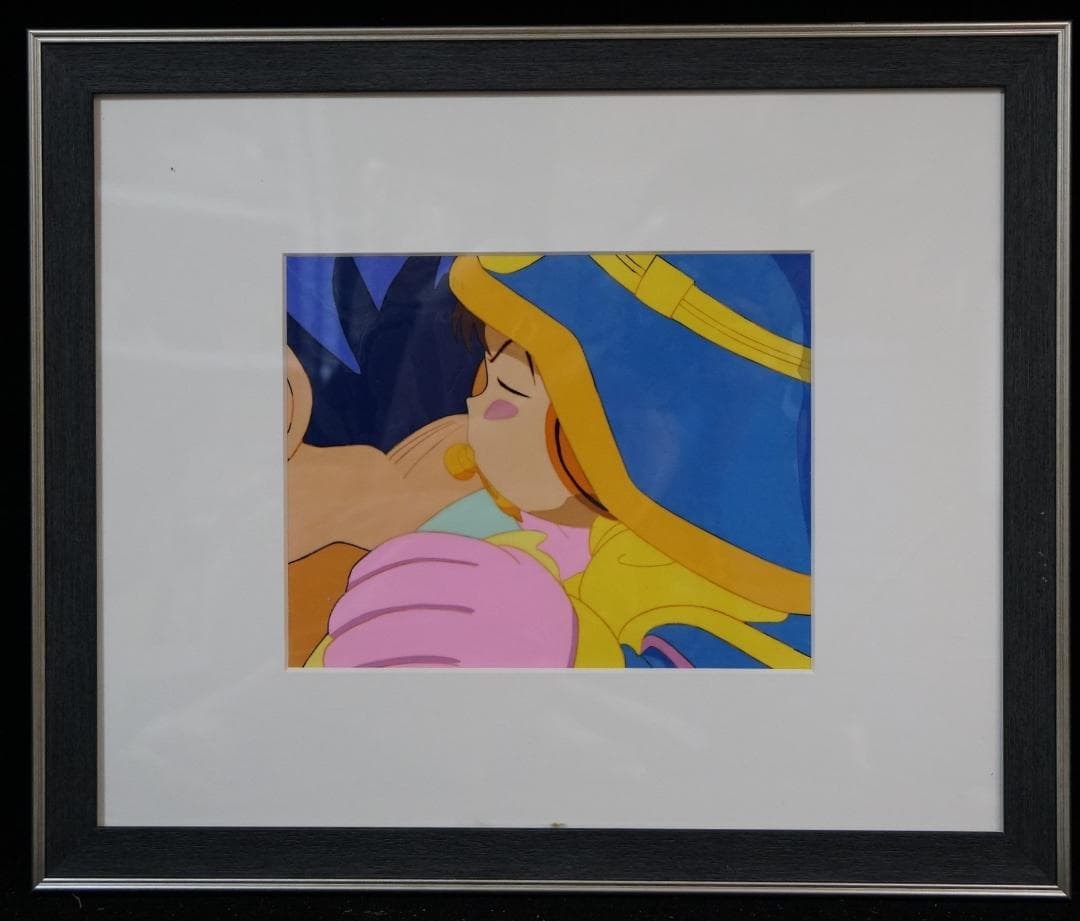 セル画　まじかる☆タルるーとくん　河合伊代菜　背景付　額日本製　美品