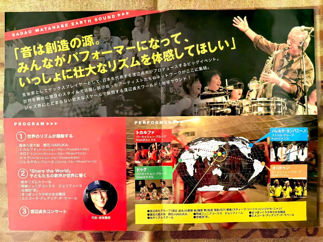 愛・地球博　EXPO 2005 AICHI, JAPAN 　渡辺貞夫　|　写真集